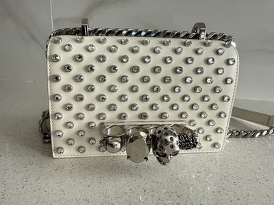 Alexander McQueen Mini Jeweled Studded Leather Shoulder Bag NWD | eBay