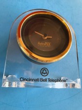 Vntg Early 1980s Cincinnati Bell Telephone MetroPlex Advertising Clock Works