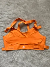Adidas Fast Impact Luxe Run High-support Aeroready Sports Bra Orange XS / A-C