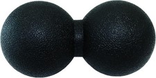 Hard Peanut Massage Ball, Double Lacrosse Ball Deep Tissue Schwarz