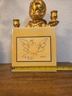 Picasso Sketch Dove Of Peace Tile Art Wall Hanging Grander Images 8x8 Free Stand — photo 9
