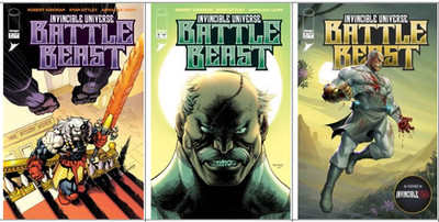 Invincible Universe Battle Beast #9 A G H Variant Cover SET Lot 2026