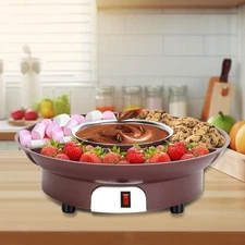 Electric Fondue Pot Chocolate Melting Easy to Use Practical Sturdy 110V