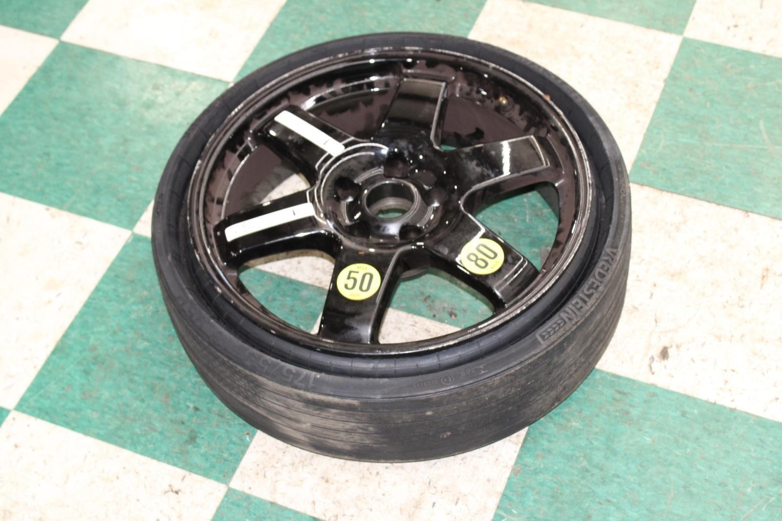 14-20 Ghibli Black Emergency Flat Replacement Spare Wheel Rim Tire 175/55-18 WTY