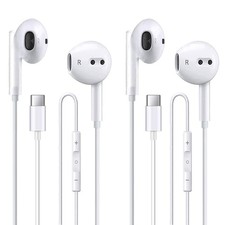 2 Pack of USB C Headphones for iPhone 17/17Pro/17Pro Max/16/16 Pro/16 Plus/16...