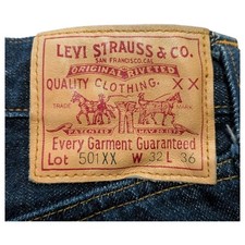 Levi's 501XX 1947 Repro W32 Valencia 555 USA Rare Denim Jeans F/S