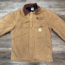 Carhartt Arctic Quilt Lined Duck Traditional Coat Brown C003 BRN Mens Size M
