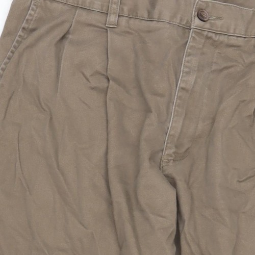 BHS Men's Chino Trousers, Brown, Size 36, Casual - Picture 9 of 12