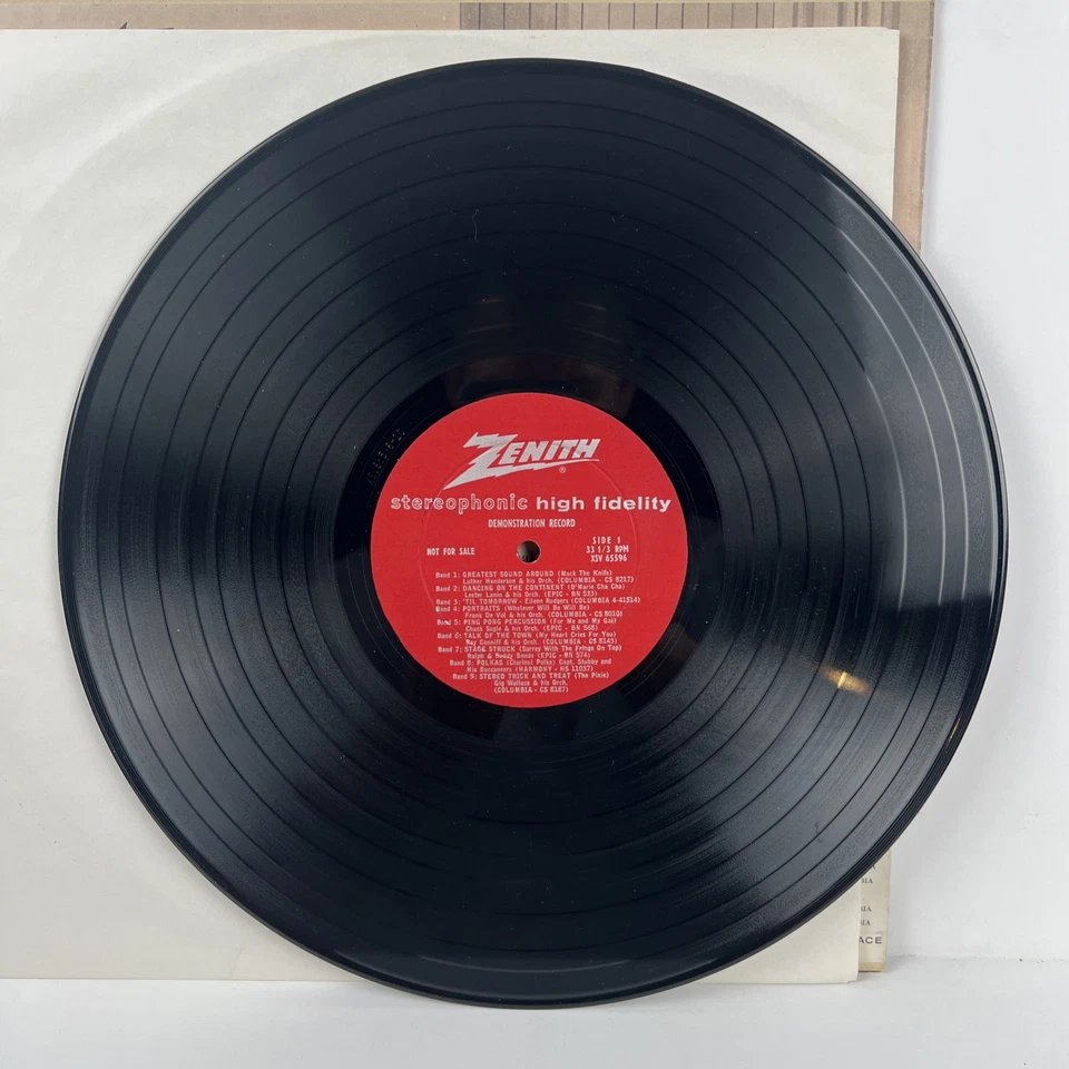 Zenith Presents New Dimensions In Stereophonic High Fidelity XSV 65597 Demo LP - Image 3 of 4