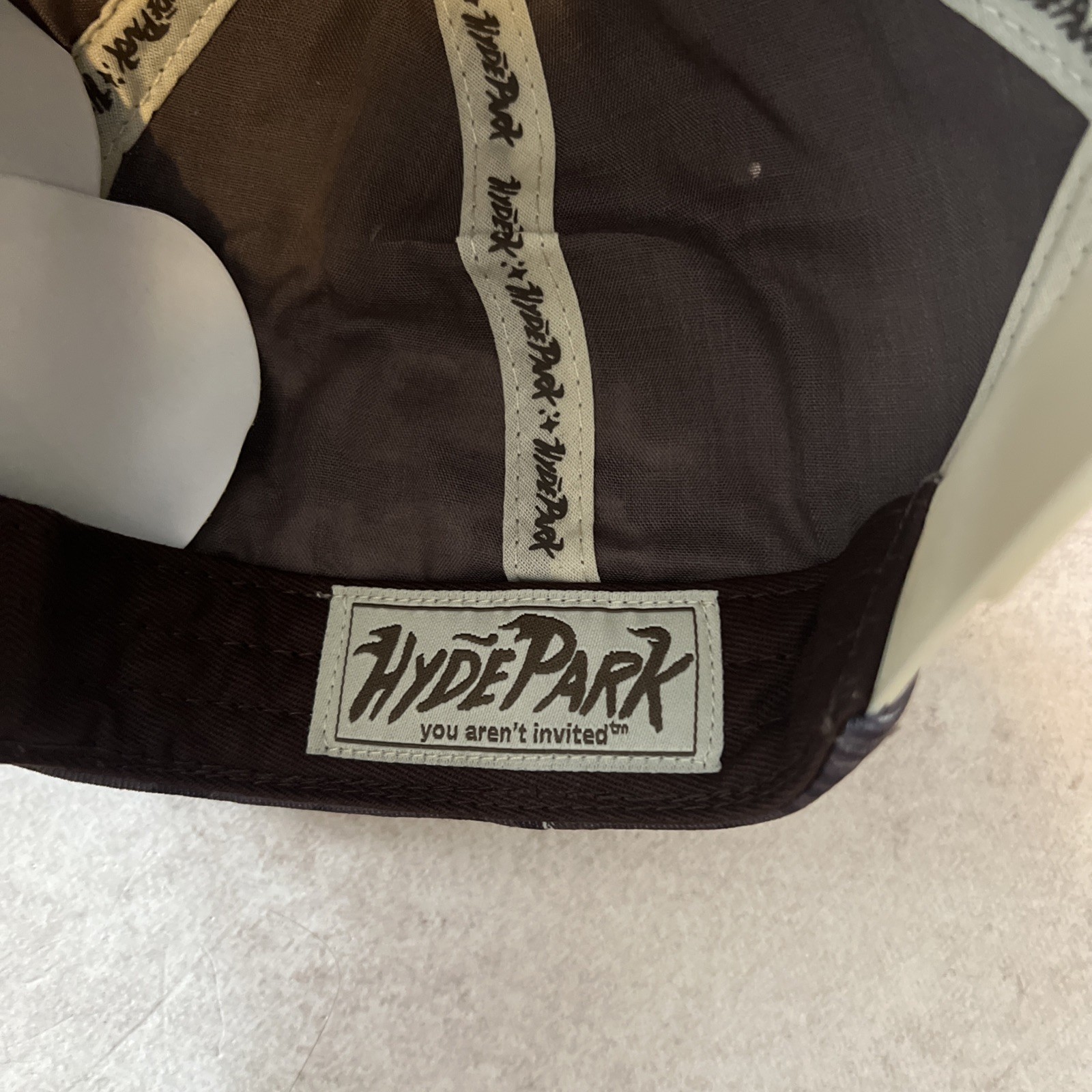 Hyde Park Black Sand “Smashed The Weekend” Trucker Hat NWT $100