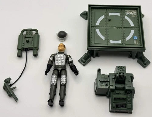 GI JOE 1982-83 Silver Pads GRAND SLAM Vintage V2 Jump Jet Pack Pilot