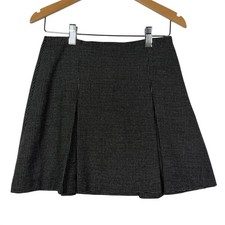 Abercrombie Fitch Womens Size XS Black Plaid Mini Skirt Schoolgirl