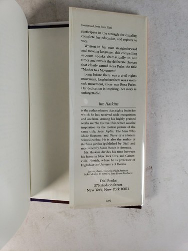 Rosa Parks: My Story SIGNED, 1st Edition, 3rd Printing (1992, Hardcover) Ticket - Imagen 17 de 19