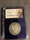 1901 Barber Half Dollar 50c Silver NGC Genuine Trader Bea Purple Core Tat