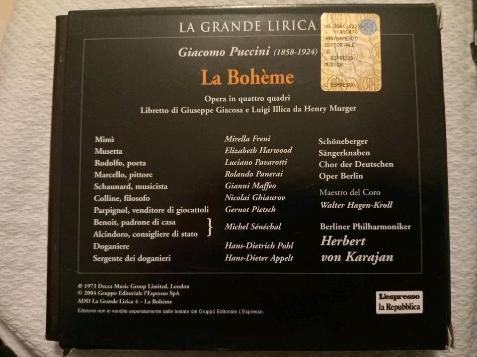 CD + Libretto La Grande Lirica da L Espresso  - Immagine 4 di 4