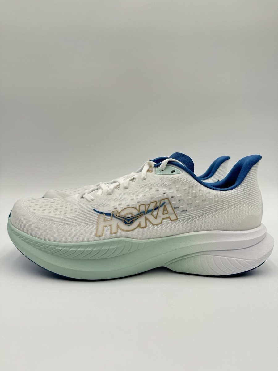 Hoka Men's Mach 6 Running Multiple Sizes Frost Gold White |1147790