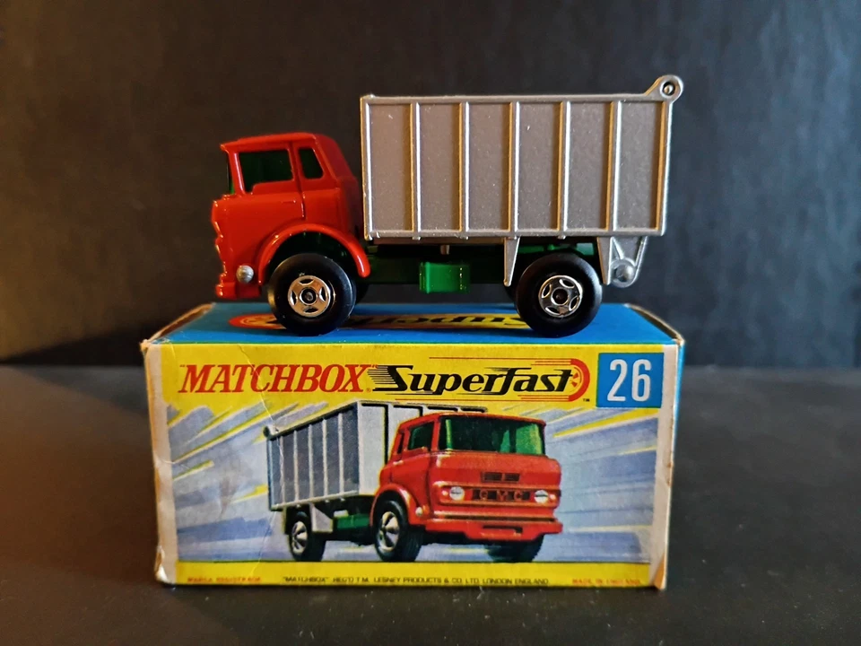 Matchbox  Superfast #26 GMC Tipper Truck VN/MINT  In Original G Box - Image 2 of 4