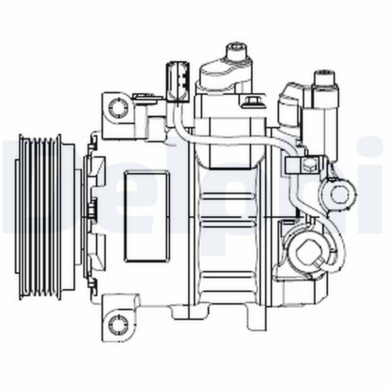 DELPHI-OE CS20474 Compressor, air conditioning for AUDI