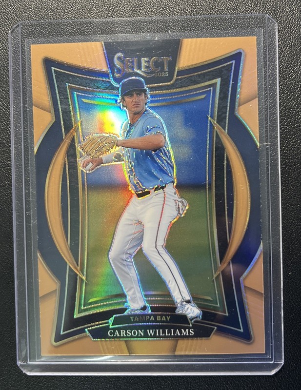Carson Williams 119/125 - 2025 Panini Select Concourse 54 Bronze Prizm Tampa Bay