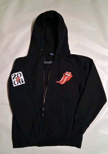 The Rolling Stones 2006 Official Road Crew Tour Hoodie Size S A Bigger Bang Tour