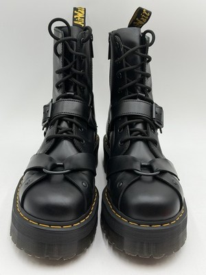 SEMI-NEW Dr. Martens JADON HARNESS Platform SZ 13 Men s Boots  in BLACK