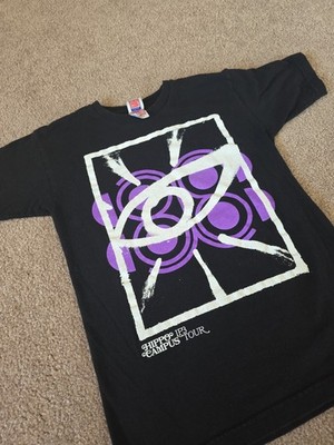 Vtg 90s Hippo Campus Tour T-shirt Band tees Y2K rock big Logo rare 80s USA Small