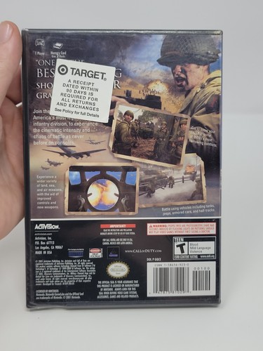 Call of Duty 2: Big Red One (Nintendo GameCube, 2005) Nuevo Precintado De Fábrica - Imagen 13 de 15