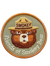 Friends of Smokey Bear Iron-On Patch Prevent Forest Fires USFS Forest Service