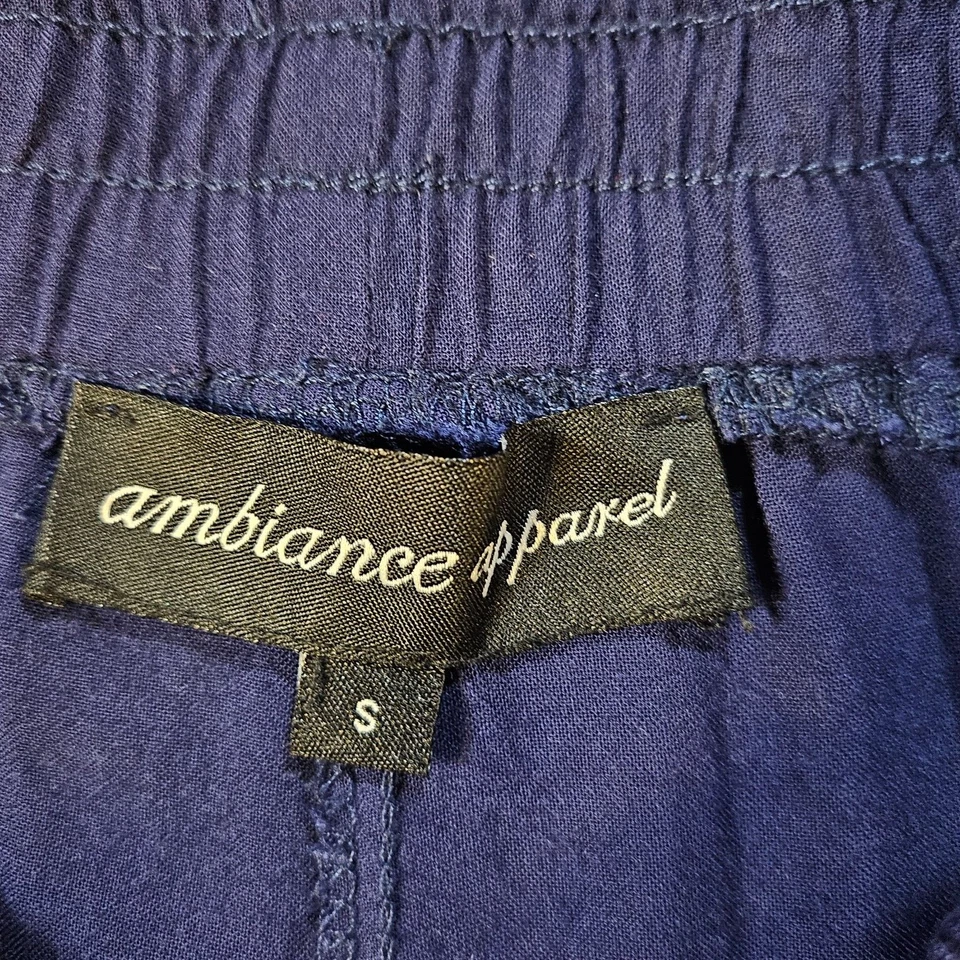 Boho хиппи фестиваль SZ S темно-синий высокая талия кружева отделки шорты - Изображение 4 из 4