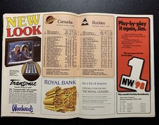 10/11/78 STAN SMYL THOMAS GRADIN CURT FRASER NHL DEBUT VANCOUVER CANUCKS PROGRAM