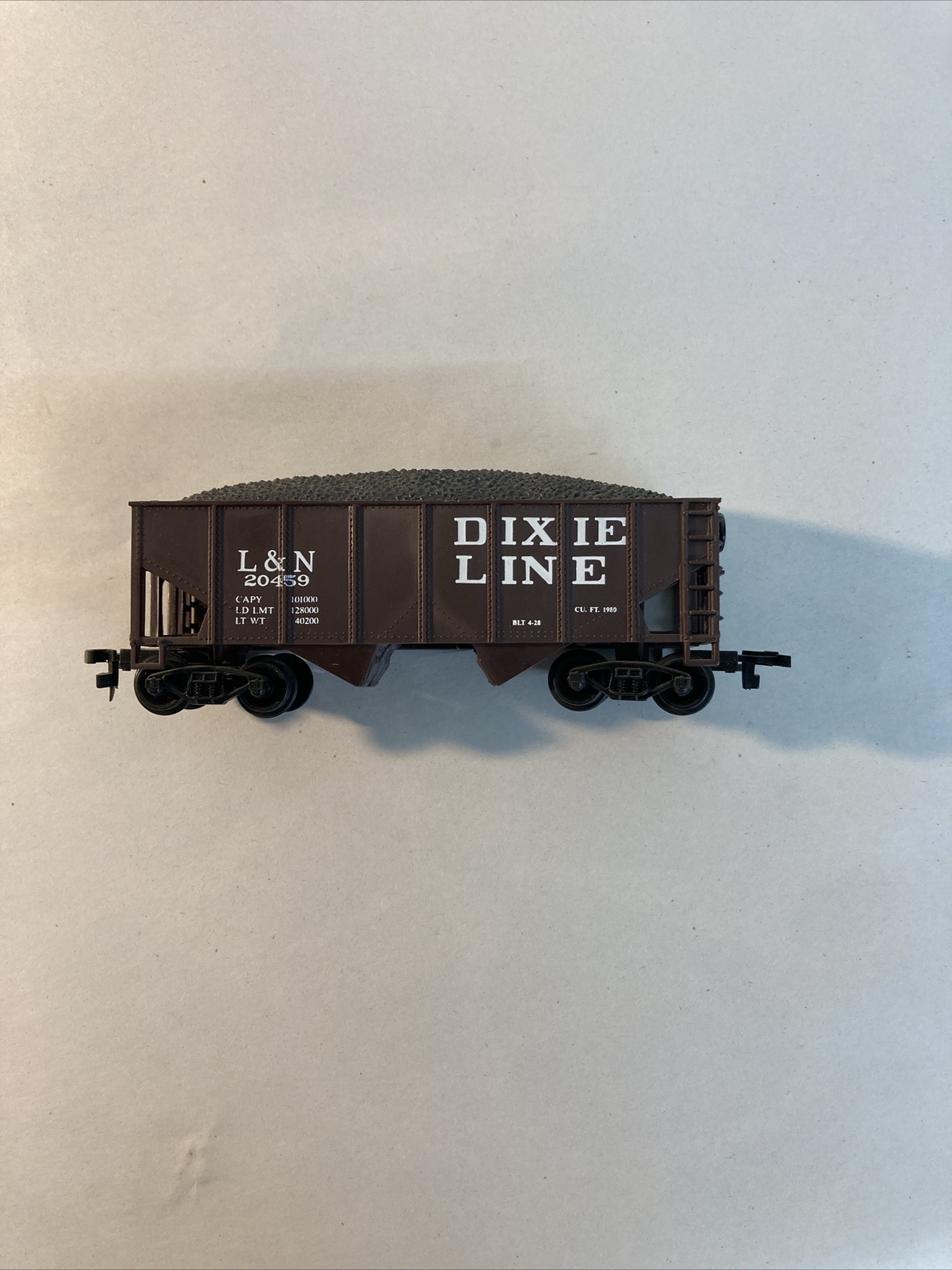 HO Scale L&N 20459 Coal Train Car Dixie Line eBay