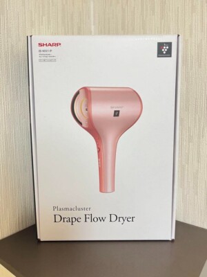 SHARP Drape Flow Dryer ピンク Sharp Ib-wx1-p Plasma Cluster Drape Flow Dryer Pink Shell White