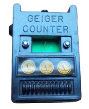 1965 MOON MCDARE 12" gilbert space figure -- Black GEIGER COUNTER BASE sf