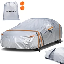 Full Car Cover Waterproof All Weather Car Protection Dust Rain Snow UV Resistant