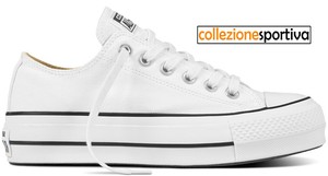 SCARPE UOMO/DONNA CONVERSE PLATFORM CHUCK TAYLOR ALL STAR-560251C  col.bianco/ner | eBay