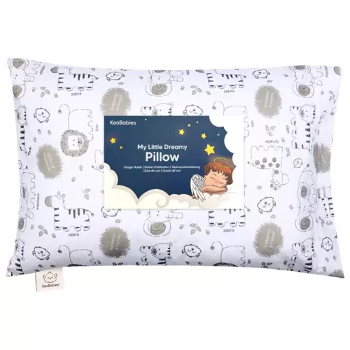 Toddler Pillow with Pillowcase - 13X18 My Little Dreamy Kids Travel Bed Pillows 