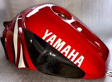 YAMAHA R1 2000-2001 RN04 2x PROTEZIONI SERBATOIO CARBONIO 10mm ARAMIDE + ACCIAIO RINFORZATO