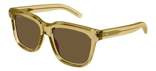 GUCCI GG1523S 004 Tortoise Shell Sunglasses in Yellow Brown
