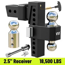 Trailer Hitch Fits 2.5 Inch Receiver, 10 Inch...