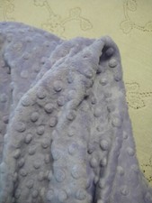 Lavender Dimple Dot Plush Minky 26" Long x 62" Wide Fabric Shannon Fabrics