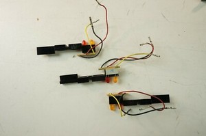 3 LED Träger Schiene rot gelb LED Filmprojektor Projektor Ersatzteile NOS W-2616