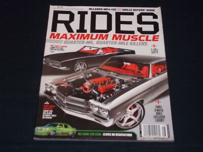 2012 JULY RIDES MAGAZINE - MAXIMUM MUSCLE E-40 & THREE 6 MAFIA - H 4706