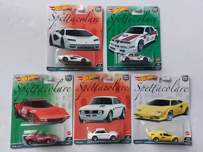 Hotwheels 1/64 🇨🇵 Spettacolare Italian Cars 2023 - Set 5/5 Alfa,stratos,lambo - Photo 1/4