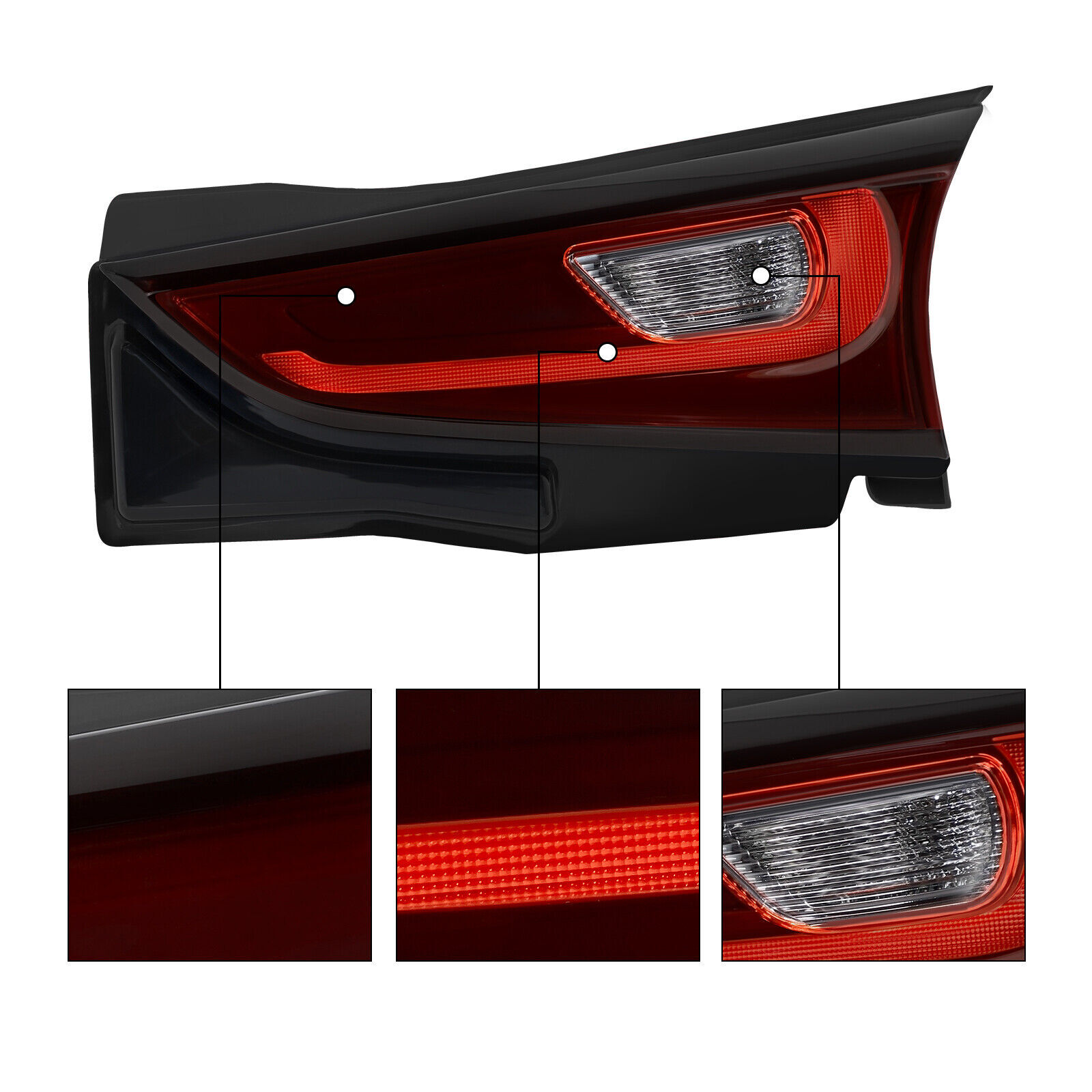 For 2022-2024 Mazda CX-5 Brake Inner Rear Lamp LH+RH Pair LED Tail