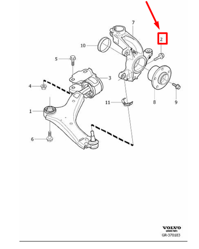 31387571 volvo сайлентблок 31387571 volvo сайлентблок