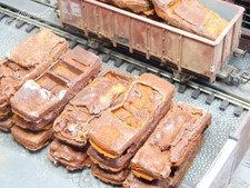 Juweela 28174 28175 H0 Schrottautos DDR rostig Echtrost 6 / 12 Stück 1:87 Neu