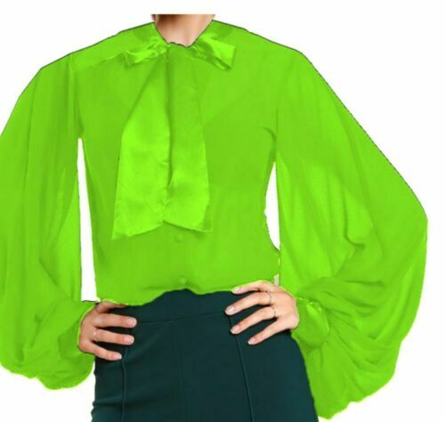 Green Glitter Pliss Puff Sleeve V-Bar Draped Midi Dress  UK 10 (RRP 60)  | eBay UK
