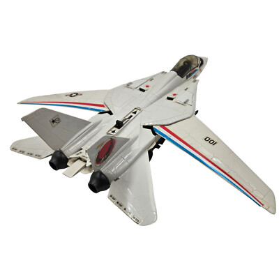 1983 GI Joe SKYSTRIKER Jet w/ ACE COMPLETE w/ Box & Parachutes F14