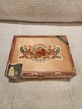 My Father Flor De Las Antillas Toro Empty Wooden Cigar Box 9⅜x7¼x2