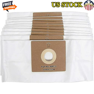 10 Pack Vacuum Cleaner  Filter Bags Replacement 6 Qt  HEPA Disposable White New
